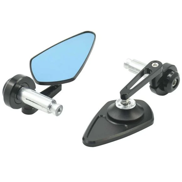 Rétroviseur Brazoline FLAT RACER EMBOUT DE GUIDON (LA PAIRE) Universel Ref : 51022