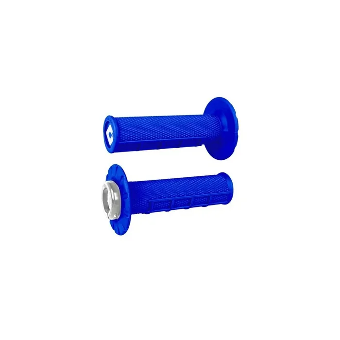 Rêvetements ODI ATV v2.1 Lock-On semi-gaufré – bleu/noir