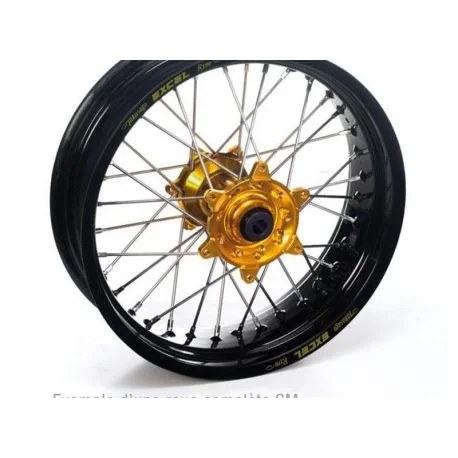 Roue arriere complete supermotard HAAN WHEELS SUZUKI RMZ 250 RMZ 450 17×5,00x36T
