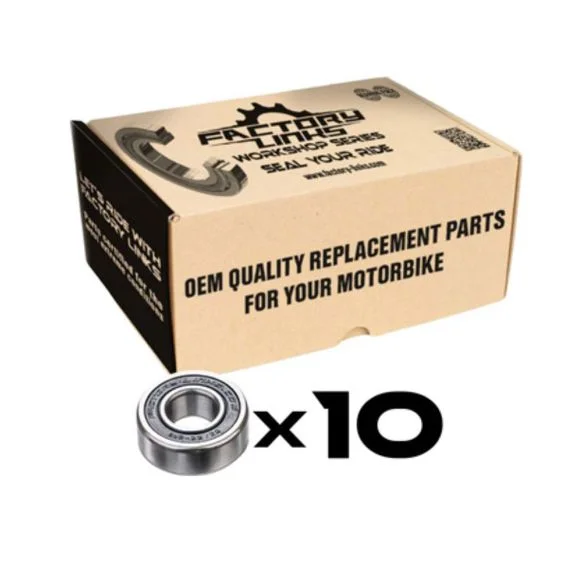 Roulement Factory Links Pack atelier 6201 2RS Boite de 10 Universel Ref : FLK0214 / WBEJ023