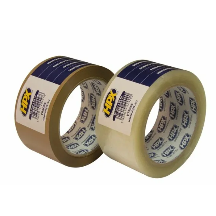 Ruban d’emballage HPX marron 50mm x 66m