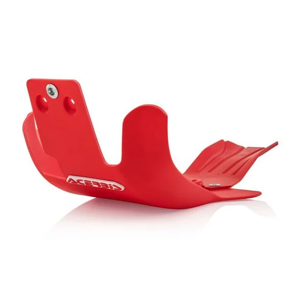 Sabot moteur Acerbis Skid Plate – Noir / Rouge Ref : AE5552