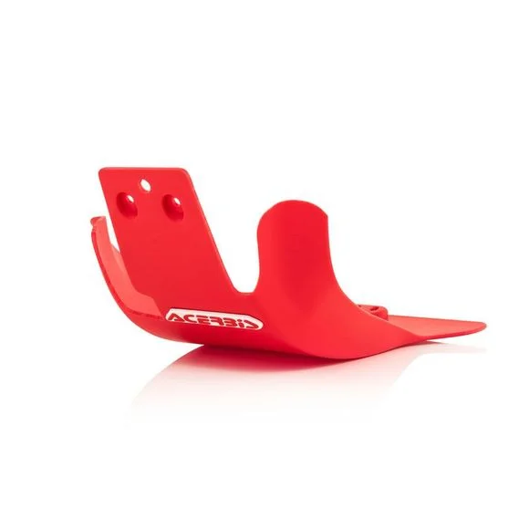 Sabot moteur Acerbis Skid Plate – Noir / Rouge Ref : AE5553