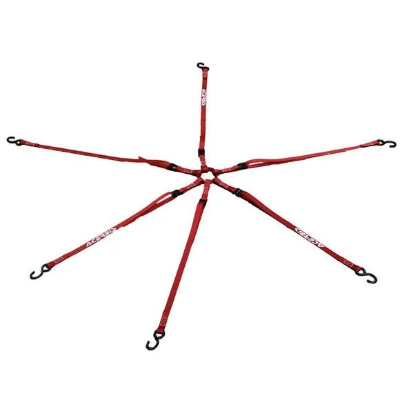 Sangle de transport Acerbis RAGNO Universel – Noir / Rouge Ref : AE5770