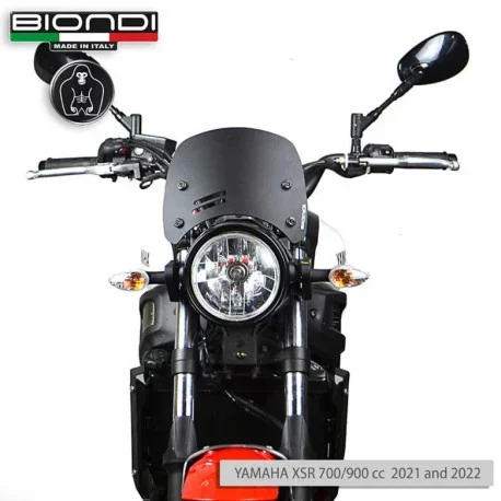 SATIN BLACK CAFE WINDSHIELD XSR BIONDI