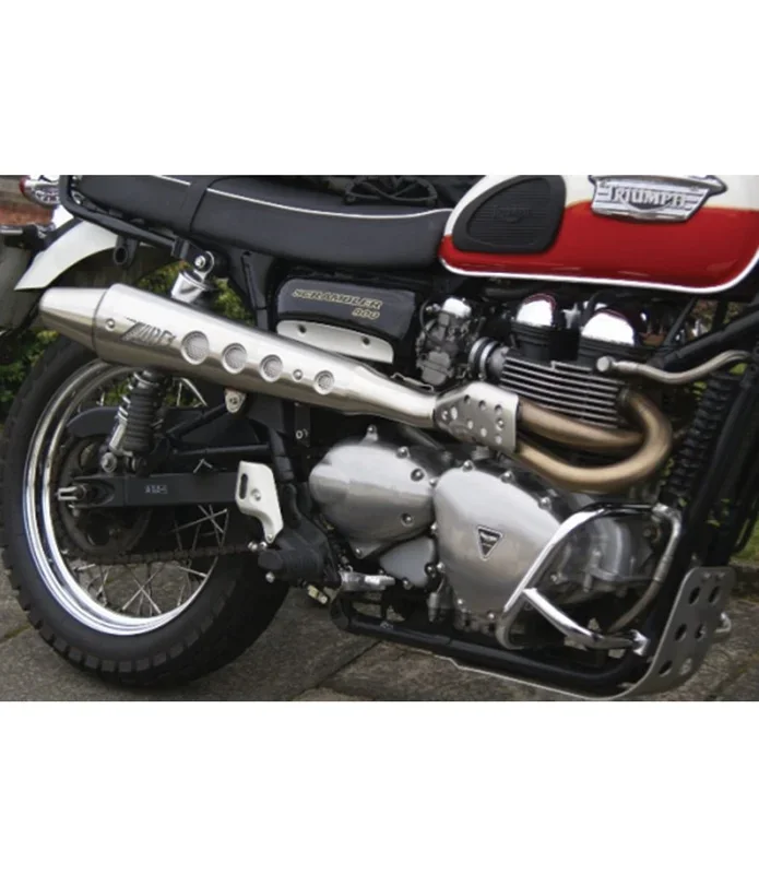 Scarico per Triumph Scrambler EFI – 2 in 1 Alto – Zard