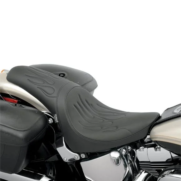 Selle confort Drag Specialties PREDATOR FLAME STITCH Ref : DRG0326 / 08020468