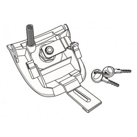 Serrure top case SHAD SH26 et SH29