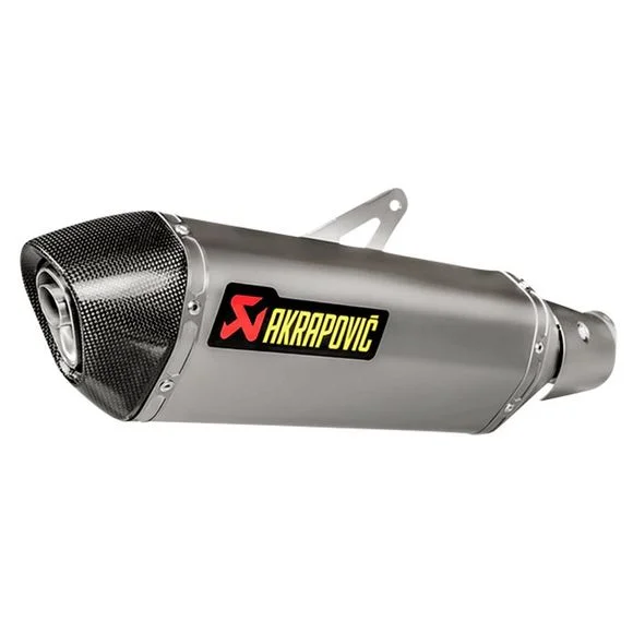 Silencieux Akrapovic Titane embout carbone – Gris Ref : SA0020 / 18114372
