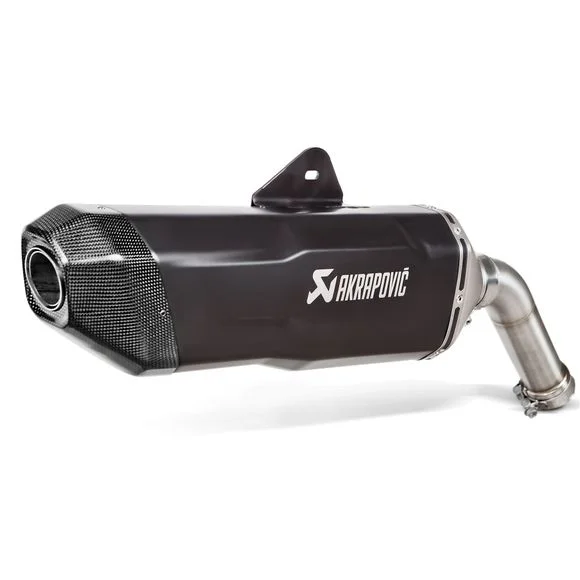 Silencieux Akrapovic Titane noir embout carbone – Gris / Noir Ref : SA0041 / 18114618