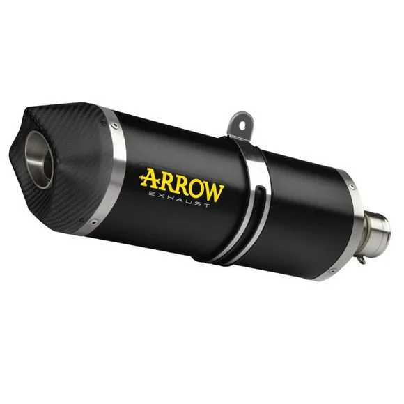 Silencieux Arrow alu Dark race-tech embout carbone Ref : 71820AKN