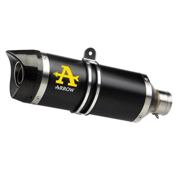 Silencieux Arrow Alu Dark Thunder embout carbone – Noir Ref : AW0232 / 71761AKN