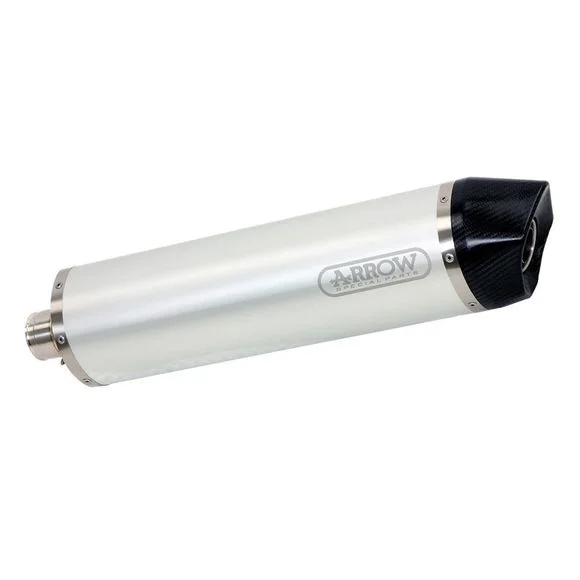 Silencieux Arrow Alu Maxi race-tech embout carbone – Gris Ref : AW0216 / 70708AK