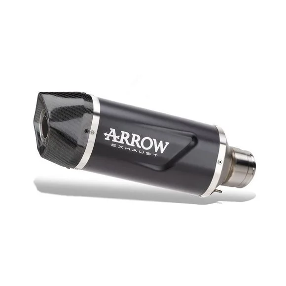 Silencieux Arrow indy race evo alu noir embout carbone – NoirHONDA 750 XL 750 TRANSALP – 2023 – 2025Ref : AW0100 / 72645AKN