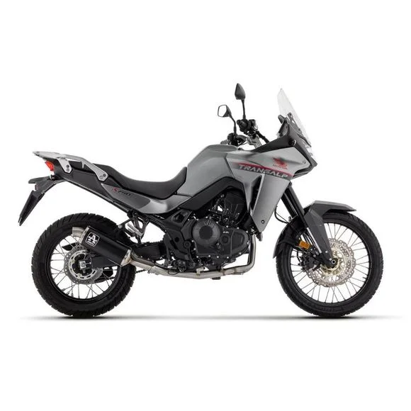 Silencieux Arrow indy race evo alu noir embout inox – NoirHONDA 750 XL 750 TRANSALP – 2023 – 2025Ref : AW0102 / 72645AON