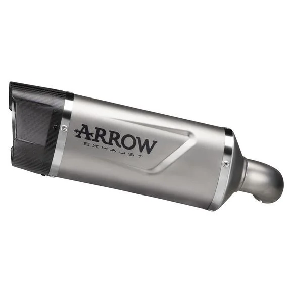 Silencieux Arrow indy race titane embout carbone – Gris Ref : AW0361 / 71915PK
