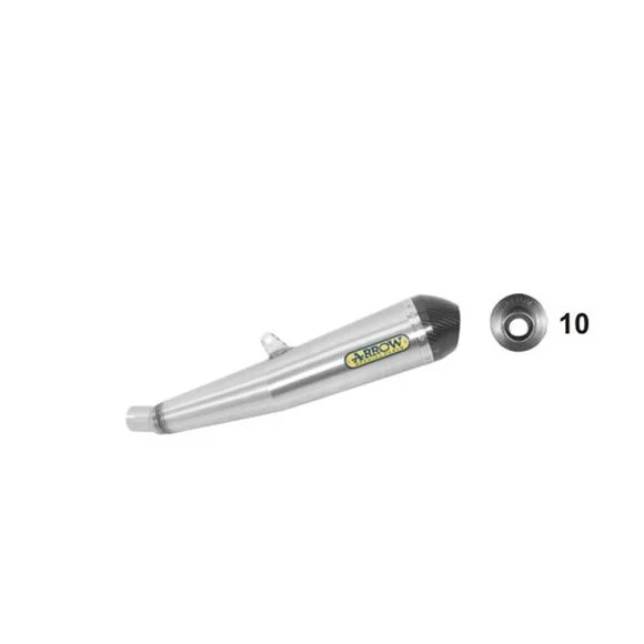 Silencieux Arrow Nichrom Pro-racing embout carbone Ref : 71655RKI