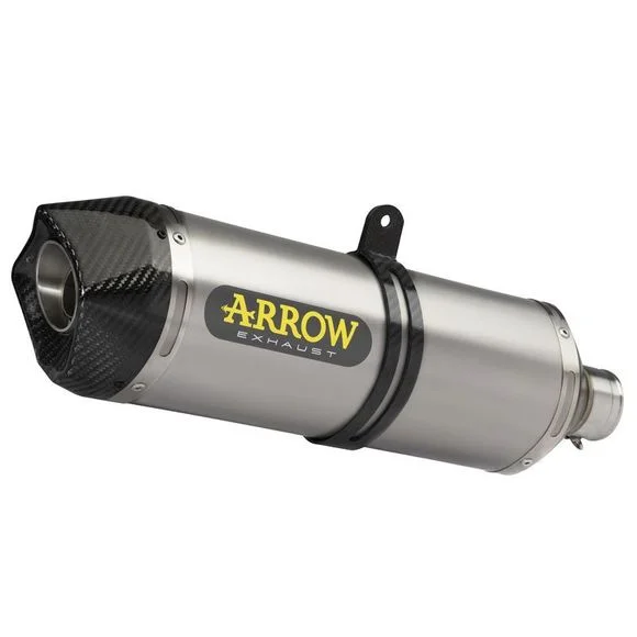Silencieux Arrow Race tech Alu embout carbone – Gris Ref : AW0541 / 71822AK