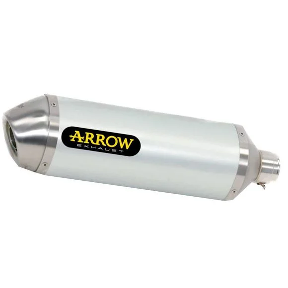 Silencieux Arrow Race-tech Alu embout inox – Gris Ref : AW0435 / 72624AO