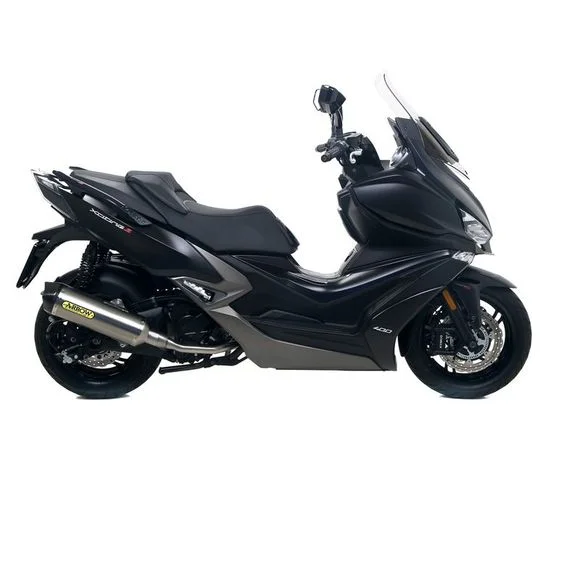 Silencieux Arrow Race-tech Titane embout carbone – GrisKYMCO 400 X CITING 400I ABS E4 – 2019 – 2020Ref : AW0411 / 73517PK
