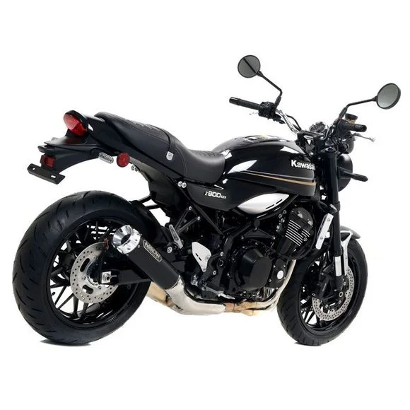 Silencieux Arrow REBEL DARK embout acier Ref : 74506RBA