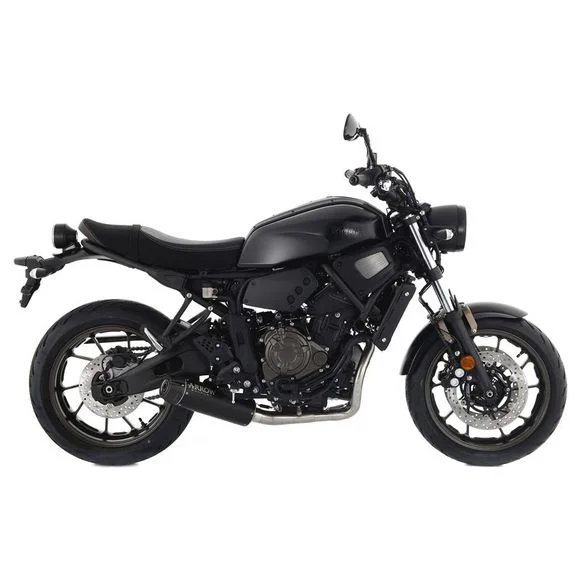 Silencieux Arrow REBEL NICHROM DARK embout carbone – Noir Ref : AW0400 / 74509RB