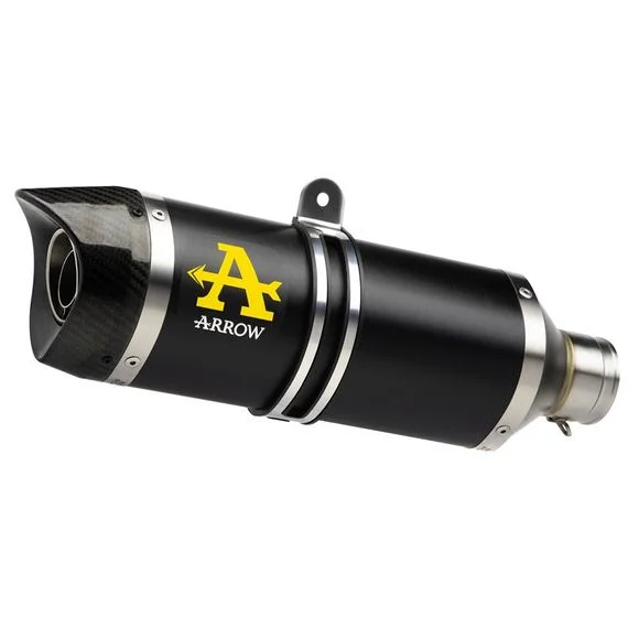 Silencieux Arrow Thunder Alu dark embout carbone – Noir Ref : AW0269 / 71812AKN