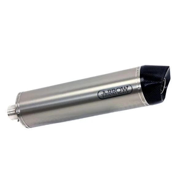 Silencieux Arrow Titane Maxi race-tech embout carbone – Gris Ref : AW0214 / 70708PK