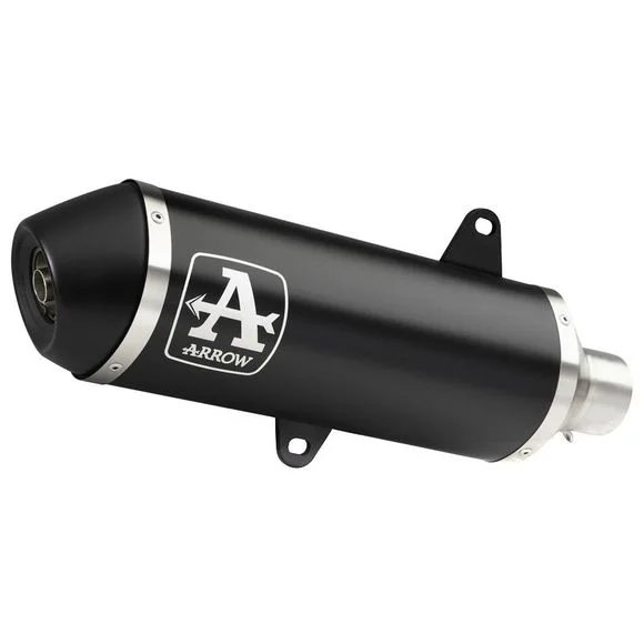 Silencieux Arrow Urban Alu Dark embout noir mat – Noir Ref : AW0504 / 53506ANN