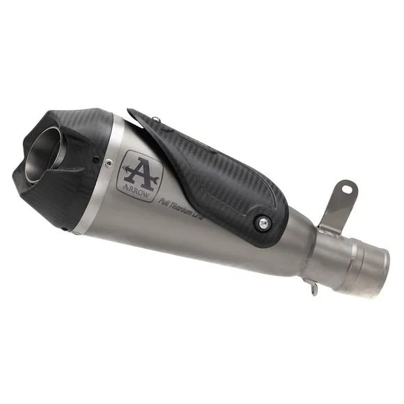 Silencieux Arrow Works titane embout carbone – Gris Ref : AW0368 / 71920PK