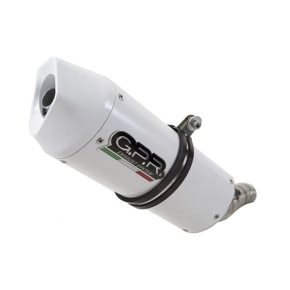 Silencieux GPR ALBUS WHITE DOUBLE Ref : K.74.ALB