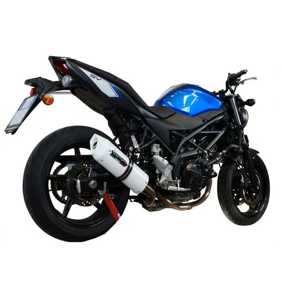 Silencieux GPR ALBUS WHITE EVO4 – BlancSUZUKI 650 SV 650 ABS – 2021 – 2023Ref : GPR0035 / E5.S.193.ALBE4