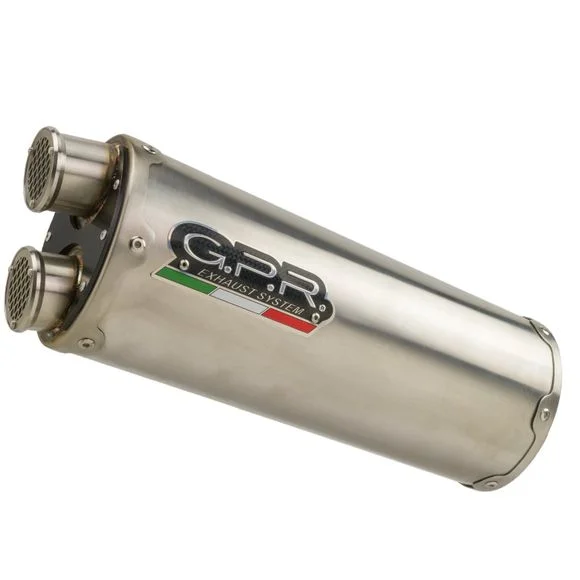 Silencieux GPR DUAL INOX Ref : E5.BM.99.DUAL.IO