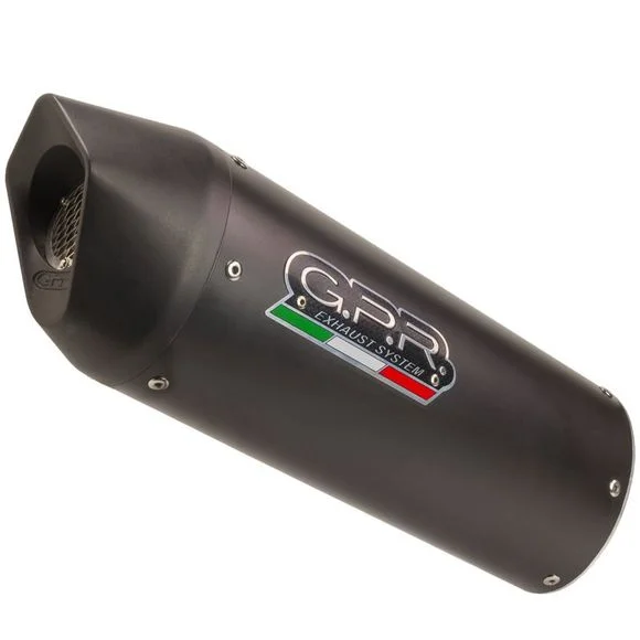 Silencieux GPR FURORE NERO EVO4 – NoirBENELLI 500 TRK 502 – 2021 – 2025Ref : GPR0054 / E5.BE.24.CAT.FNE4