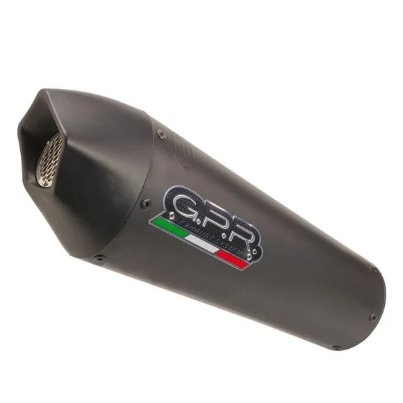 Silencieux GPR GP EVO4 BLACK TITANIUM – Gris / Noir Ref : GPR0579 / E5.MV.6.CAT.GPAN.BLT