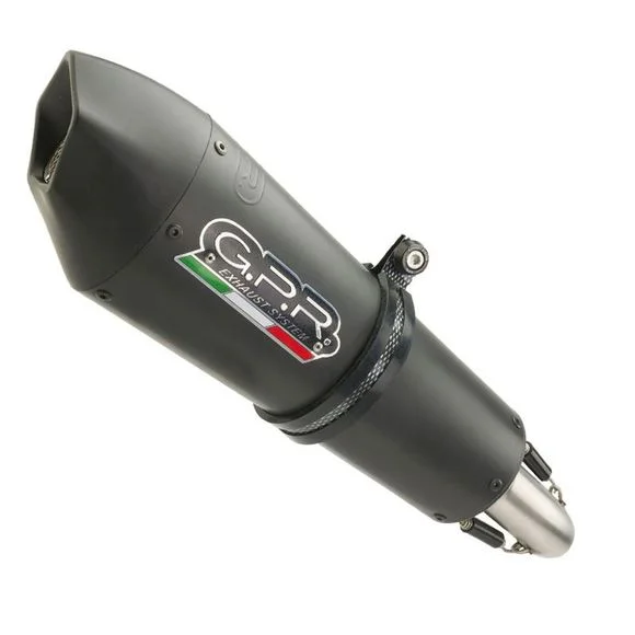 Silencieux GPR GP EVO4 BLACK TITANIUM – Gris / Noir Ref : GPR0967 / E5.MV.15.CAT.GPAN.BLT