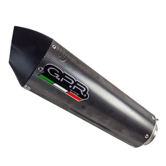 Silencieux GPR GP EVO4 POPPY – NoirBENELLI 500 TRK 502 – 2021 – 2025Ref : GPR0208 / E5.BE.24.CAT.GPAN.PO