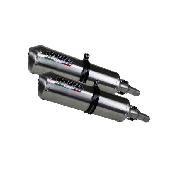 Silencieux GPR SATINOX DOUBLEHONDA 900 CB 900 F HORNET (SC48) – 2002 – 2005Ref : H.52.SAT