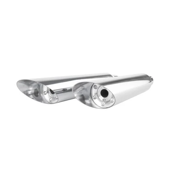 Silencieux Highway Hawk Sidewinder Slash Cut – Gris Ref : HIG0249