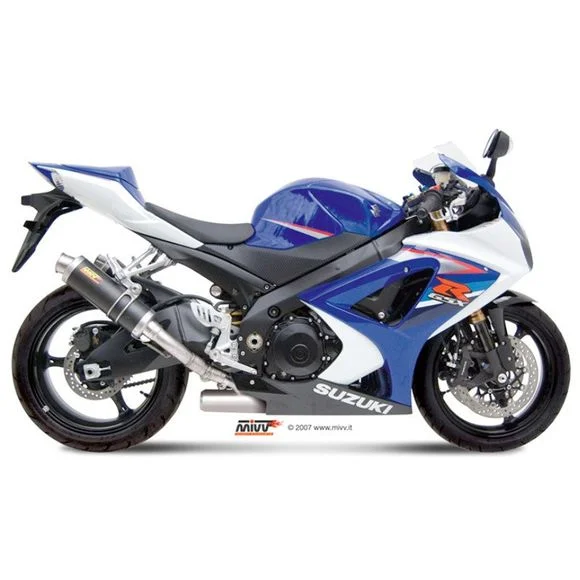 Silencieux Mivv GP CarboneSUZUKI 1000 GSX-R 1000 – 2007 – 2008Ref : MVS028L2S / 1089411001