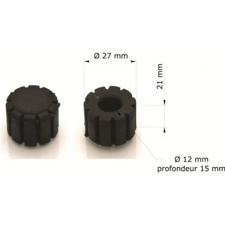 Silent-blocs moto scooter universel 27mm