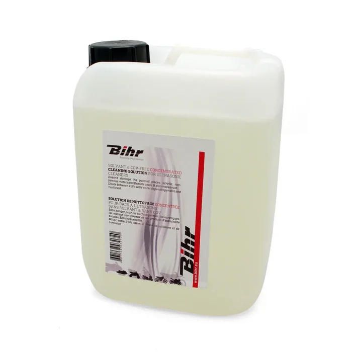 Solution de nettoyage concentrée sans solvant/COV – bacs à ultrason BIHR – 4x5L