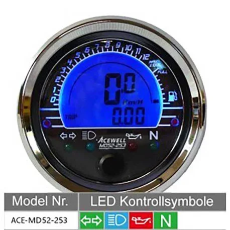 SPEEDOMETER/RPM/VOLTMETER