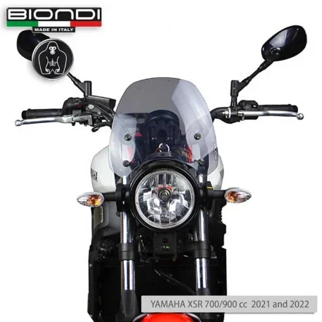 SPORT WINDSHIELD SMOKED CLEAR XSR BIONDI
