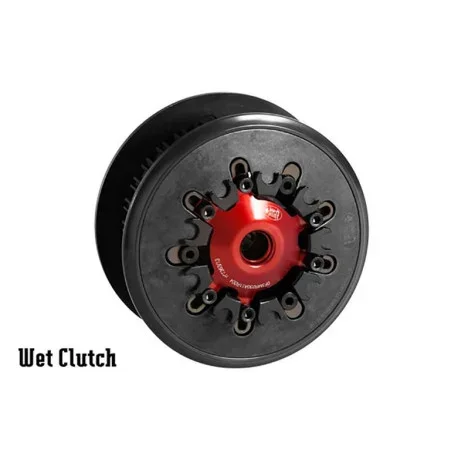 Supermoto anti-dribble clutch