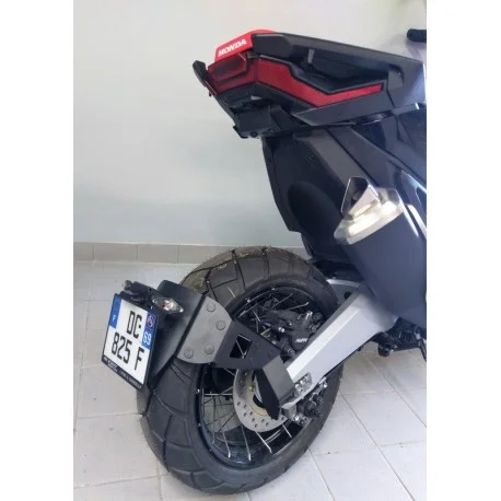 Support de plaque ACCESS DESIGN  »ras de roue » noir Honda X-ADV
