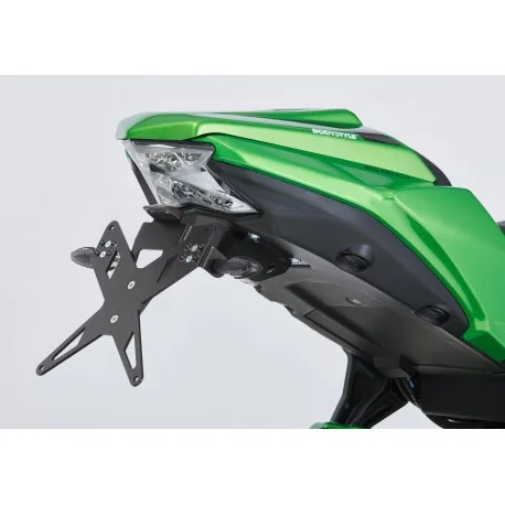 Support de plaque PROTECH X-SHAPE KAWASAKI Z650 NINJA 650 2017-2021