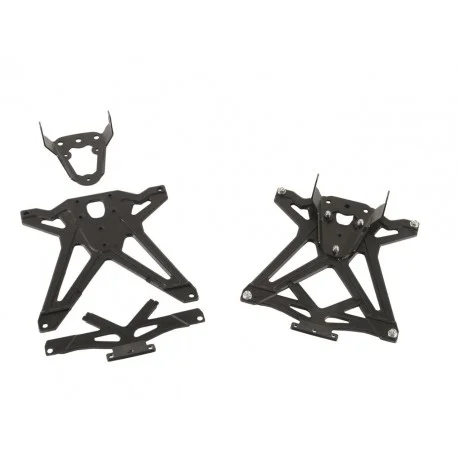 Support de plaque reglable LIGHTECH noir Yamaha YZF-R6 (clignotants origine)