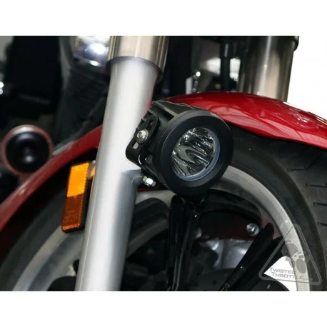 Support eclairage additionnel moto DENALI Kawasaki Vulcan / Yamaha Star Cruisers