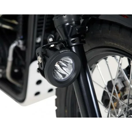Support eclairage moto universel DENALI fourches inverse 50-60mm